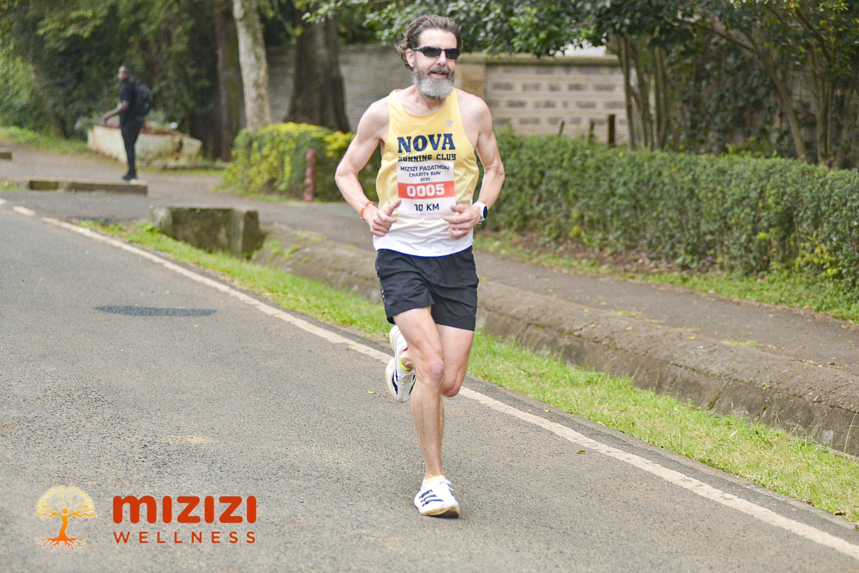 Runners at the starting line of Mizizi Padathon