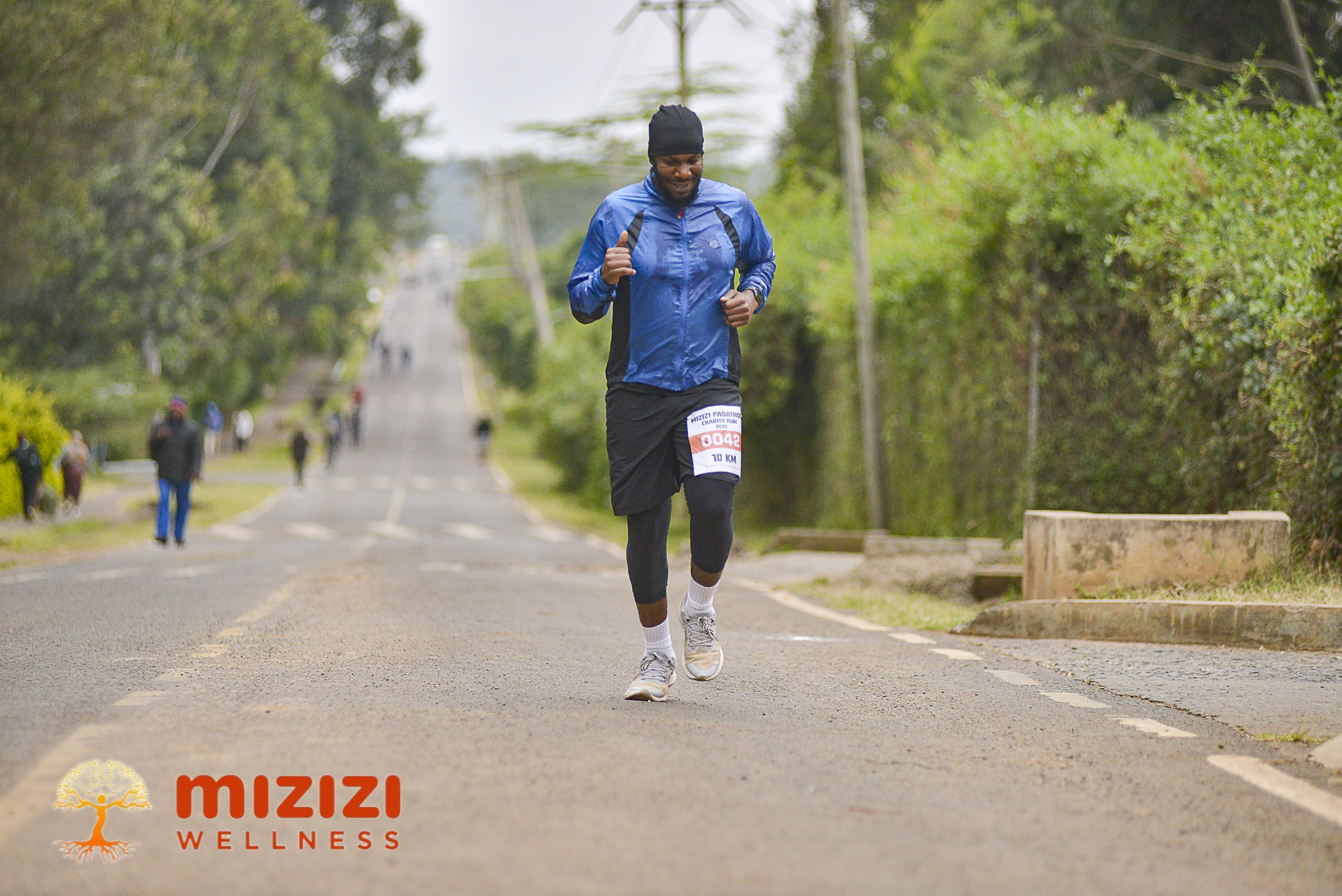 Runners at the starting line of Mizizi Padathon