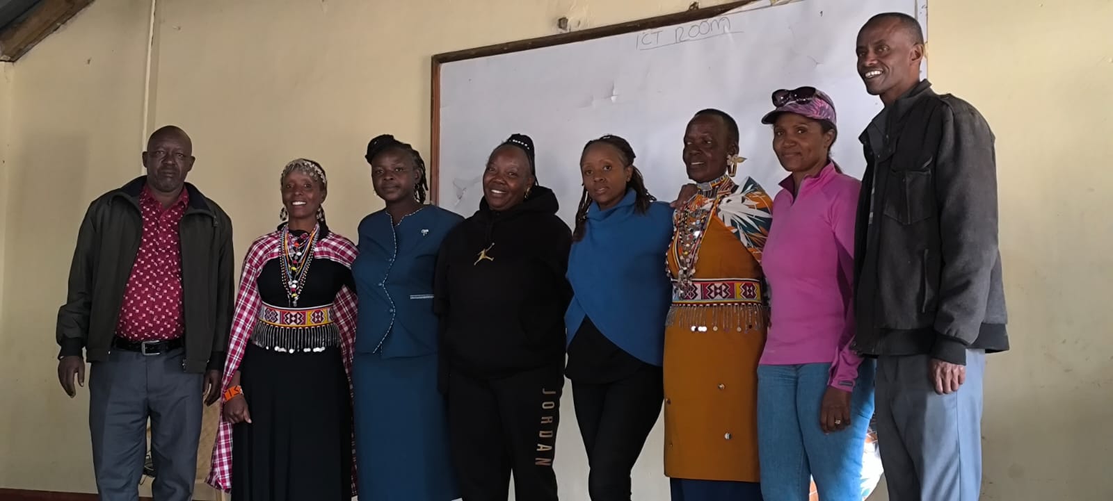 Thank you ceremony with beneficiaries